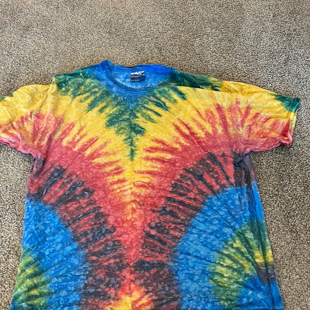 Vintage/Y2K Oversized tie-dye t-shirt